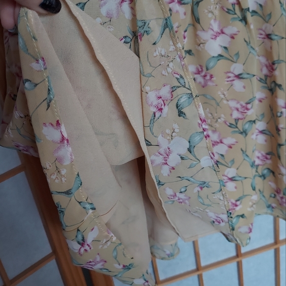 ❌️SOLD Sabo Skirt mini floral dress - Picture 3 of 6